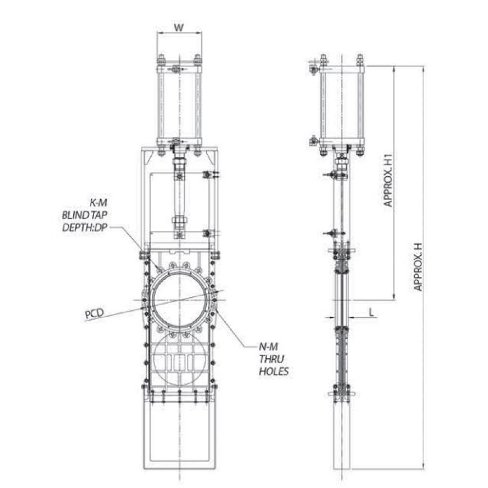 FLAP GATE VALVE